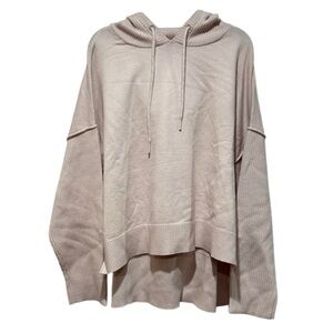 FLX Women's Oversized Hoodie XL XLarge Pink Nude Soft Relaxed Loungewear Casual‎
